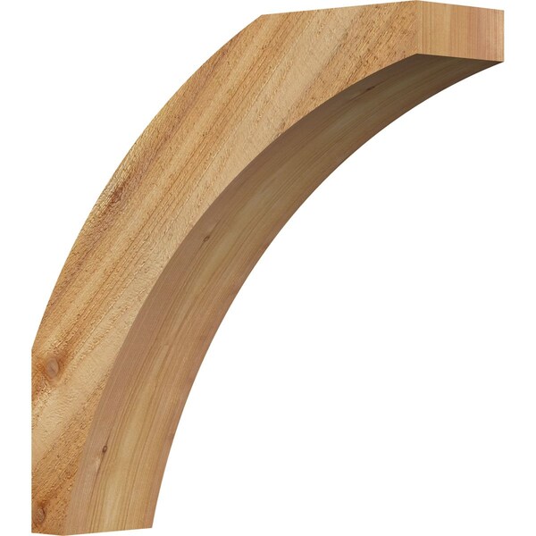 Ekena Millwork 4"W x 16"D x 16"H Thorton Rough Sawn Knee Brace, Western Red Cedar BRC04X16X16THR00RWR - main